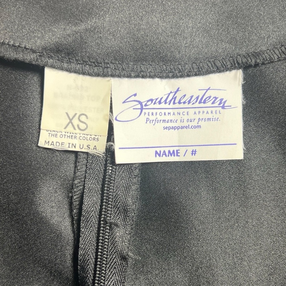 SOUTHEASTERN Black Satin Brahms Top for Show Concert Choir Ensemble - size XS - Picture 5 of 5